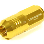 20 PCS Closed End M12x1.5 50mm Tall Gold Aluminum Lug Nuts + Adapter