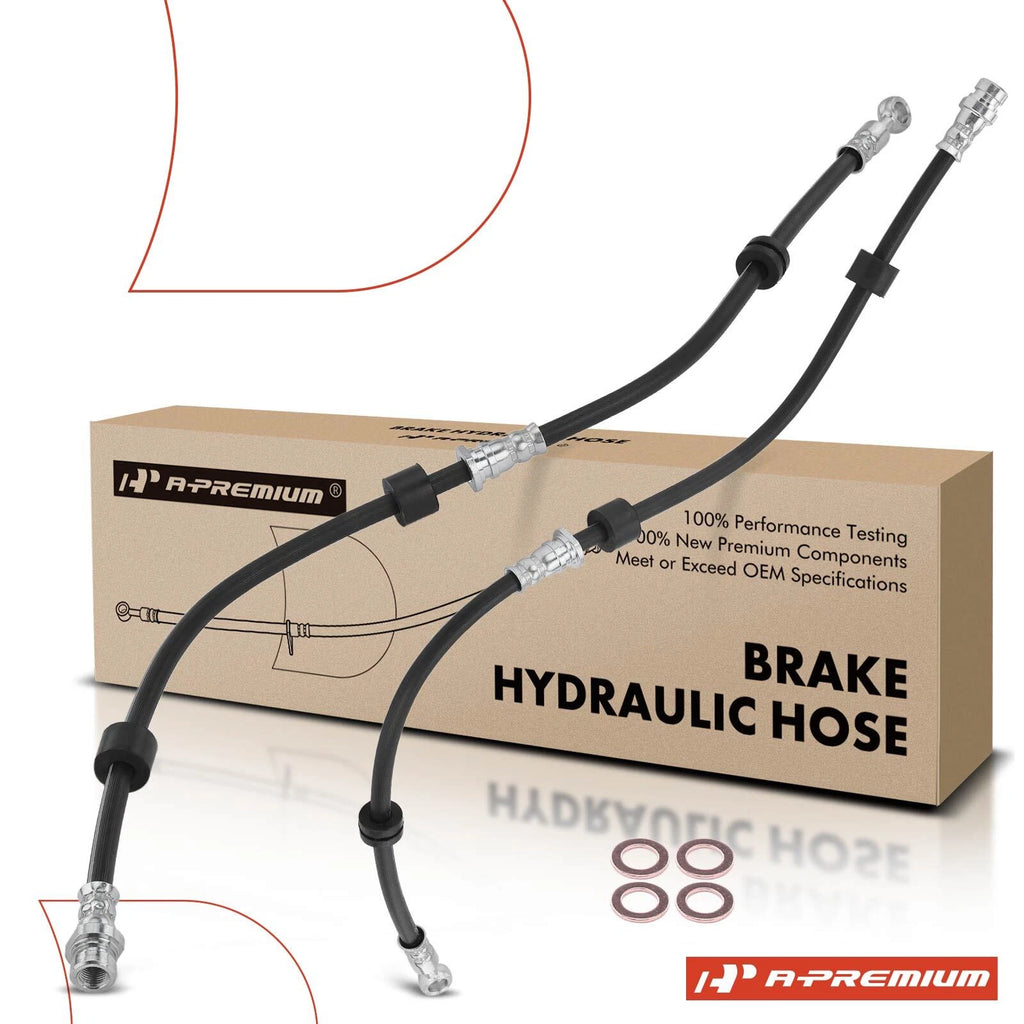 2X Front Brake Hydraulic Hose for Mitsubishi Outlander (2012–2016)