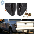 2X Black Housing LED Brake Tail Lights for Ford F150 (2009–2014)