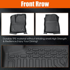 Set of 4 All Weather Floor Mats for Ford Escape/C-Max (2013–2019)