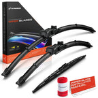Set of 3 Wiper Blades for Chevy Equinox GMC Terrain (2010–2017)