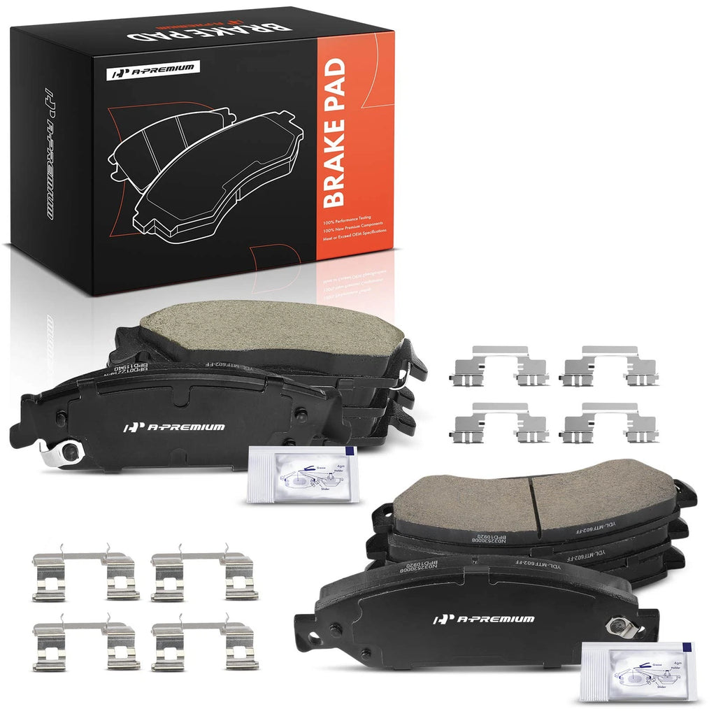 8x Ceramic Brake Pads for Chevy Silverado 1500 GMC (2007–2013)