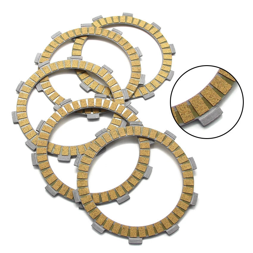 Clutch Friction Disc Plate Kit for Yamaha TW125 TW200 TW225E TY175 (1990–2023)