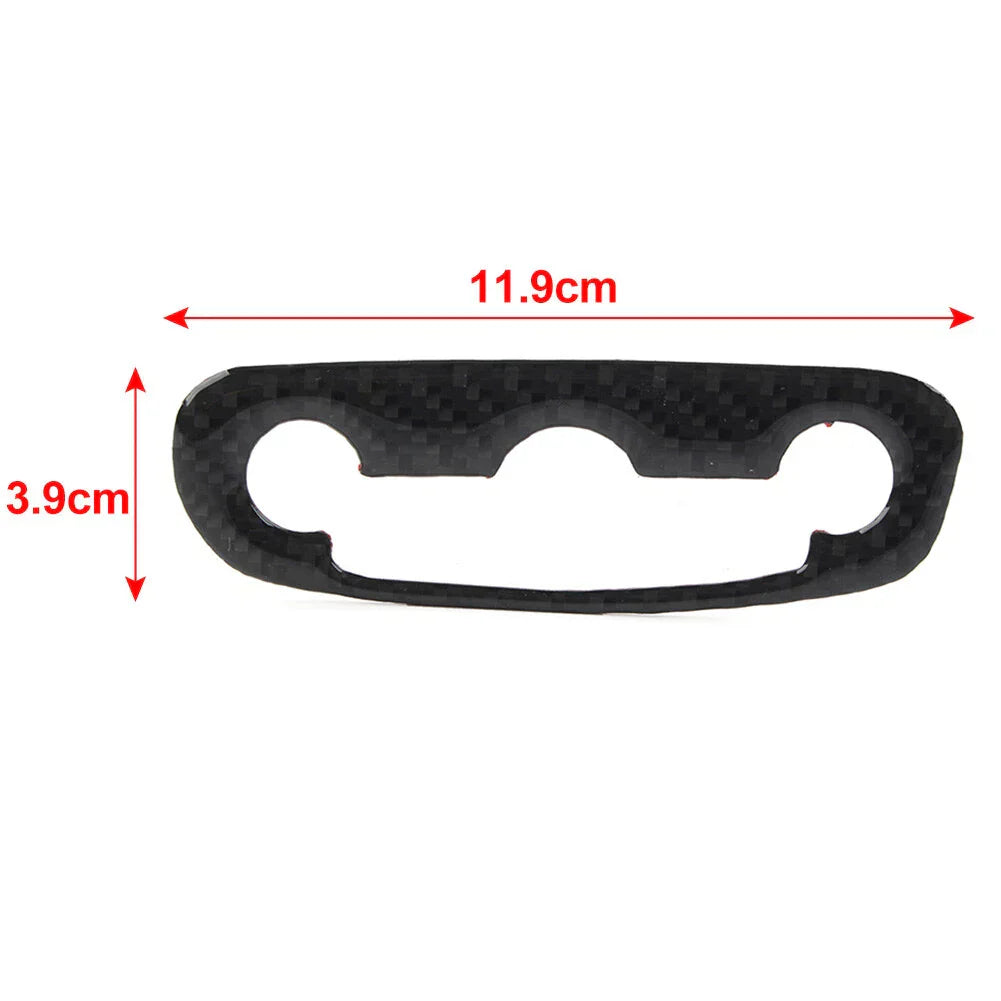 Carbon Fiber Black Headlight Switch Cover Trim for Chevrolet Equinox (2017-2022)