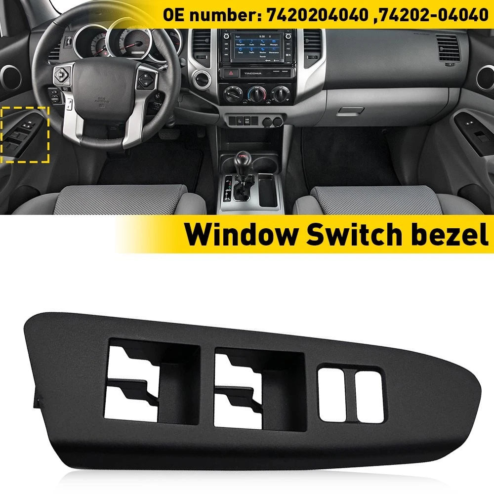 Window Switch Trim Bezel for Toyota Tacoma (2012–2015)