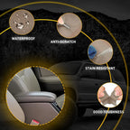 Leather Console Center Armrest Lid Cover for Toyota 4Runner (1996-2002)