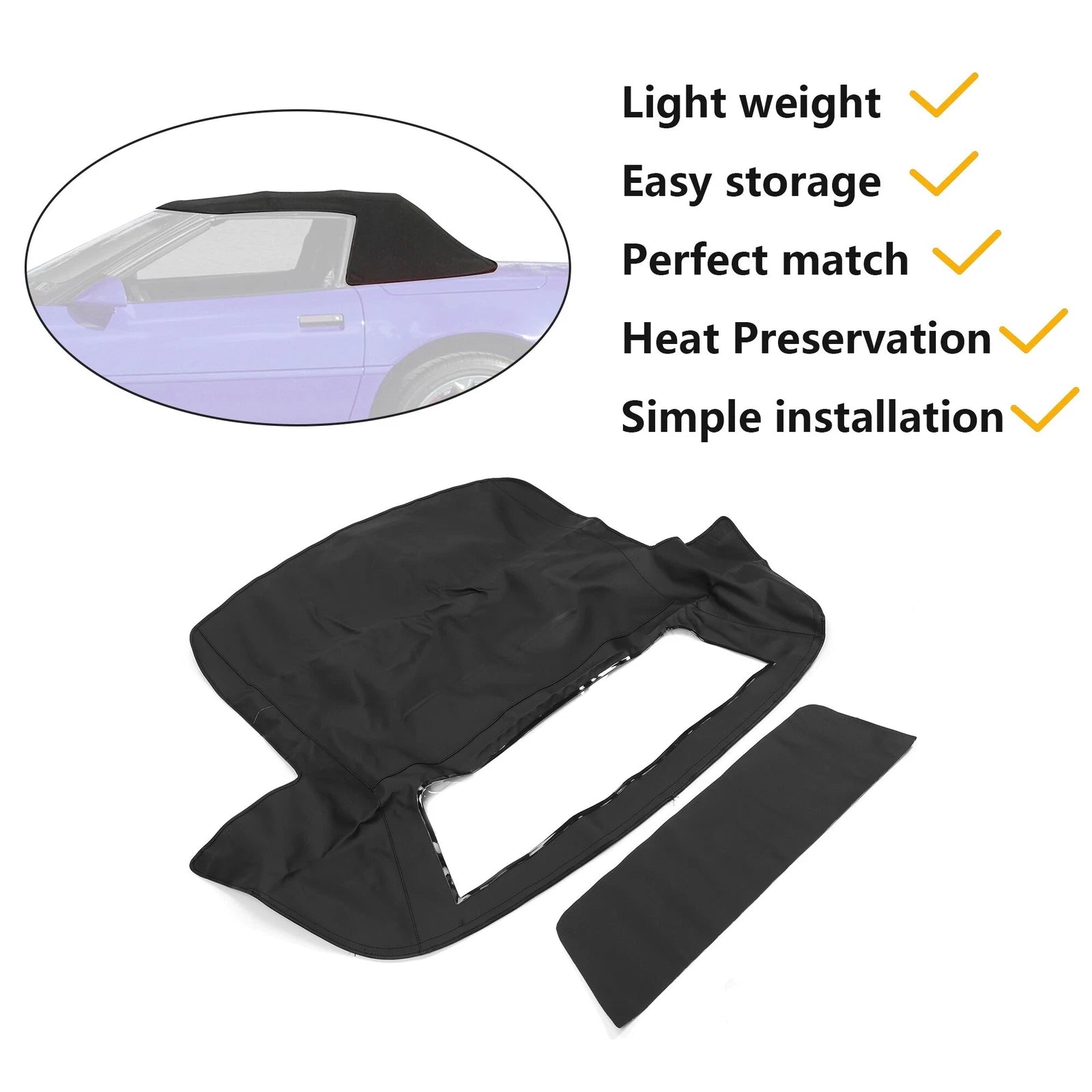 Soft Top with Clear Window for Chevy C4 Corvette (1994–1996)