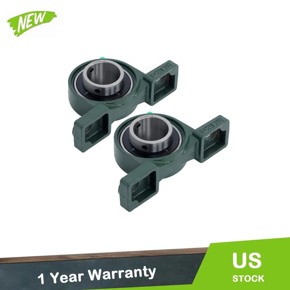 Set of 2 Pillow Block Bearings UCP209-28 for Various Applications