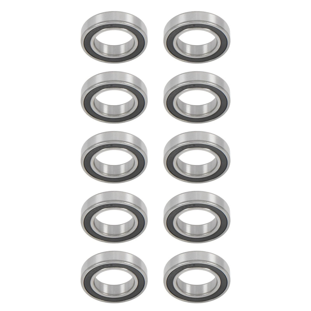 Set of 10 Deep Groove Ball Bearings 40x68x15mm Double Rubber Seals