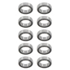 Set of 10 Deep Groove Ball Bearings 40x68x15mm Double Rubber Seals