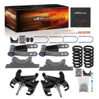 6" Front 8" Rear Spring Drop Kit for Chevy C10 GMC C15 2WD (1973–1987)