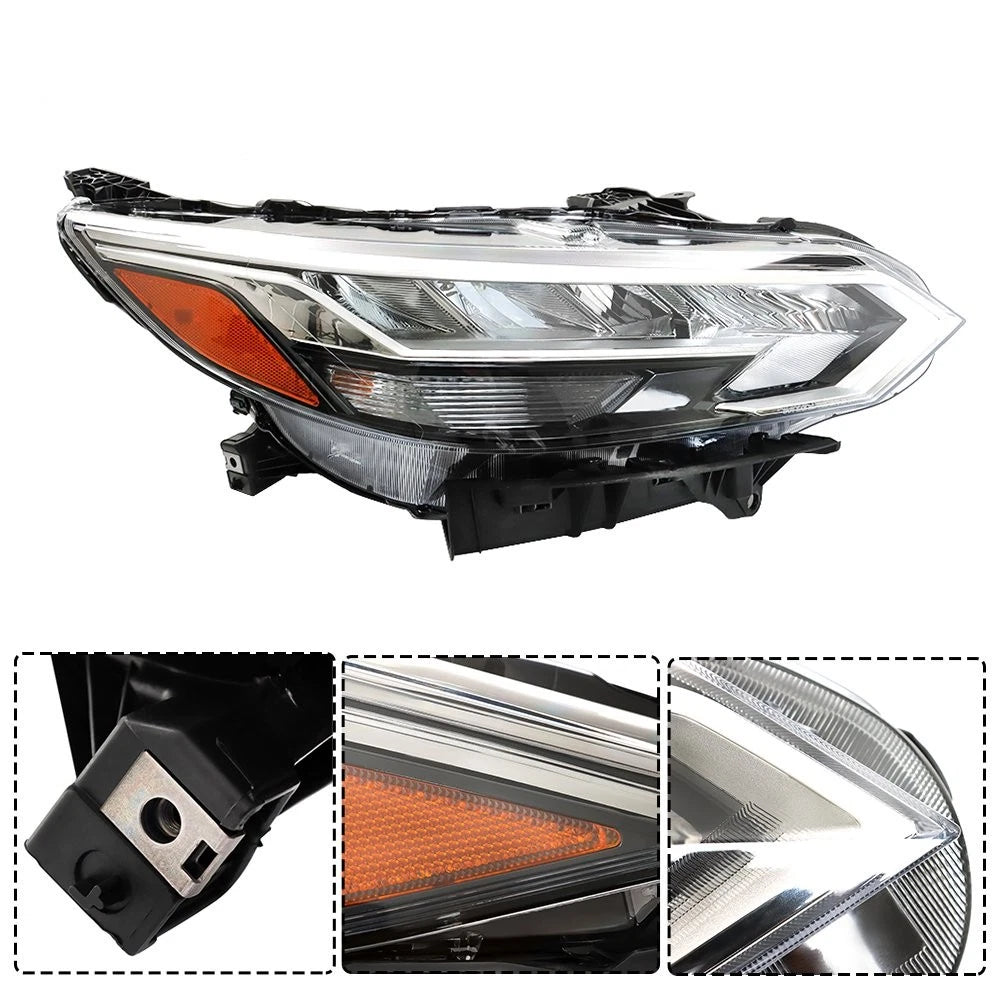 LED Black & Chrome Headlights for Nissan Sentra SR (2020–2022)