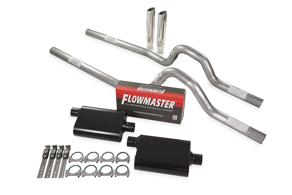 Dual Exhaust Kit 2.5" Flowmaster 40 Series for GM C/K 10 1981–1987