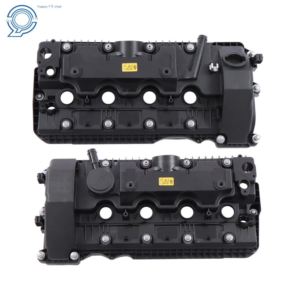 2X Engine Valve Cover with Gasket for BMW 545i 550i 645Ci 650i 745i 750i (2004–2010)