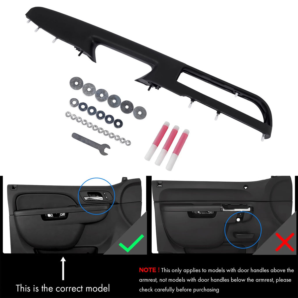 Passenger Right Door Panel Handle Armrest for Silverado