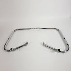 Chrome Front Saddlebag Support Guard Mount Brackets for Harley Touring (2009–2013)