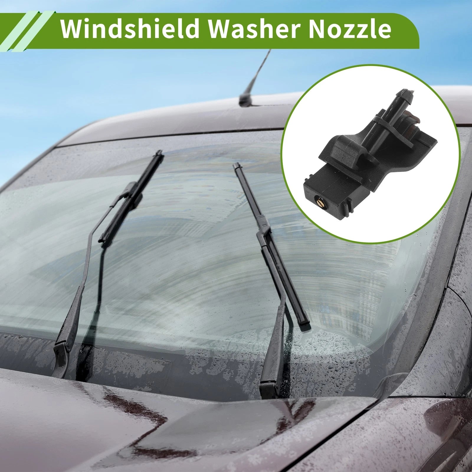 Windshield Washer Nozzle w/ Hose Connector for Scion xD (2008–2014) No. 8538112300