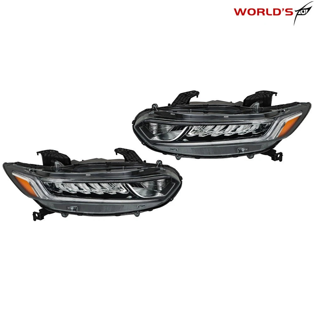 Set of 2 Halogen Headlights with LED DRL for Honda Accord (2018–2020)