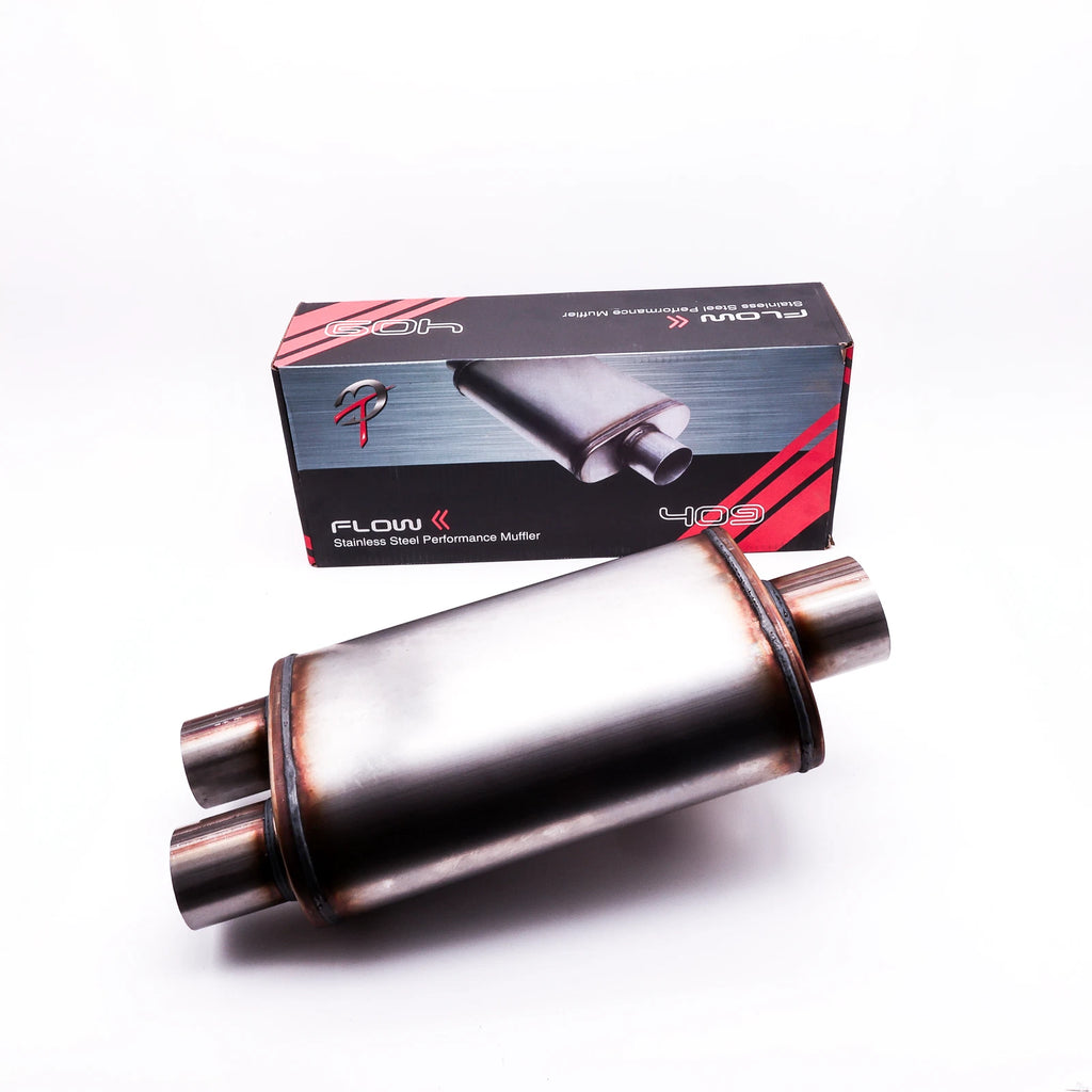 Dual Exhaust Kit for Toyota Tacoma (2016–2023) 2.5" FlowII Stainless Roll Tip