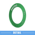 Engine Start Button Sticker for Dodge Charger Challenger Aluminum Alloy Green