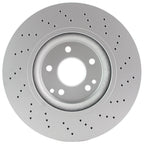Hella 330mm Front Coated Drilled Disc Brake Rotor for MB W203 C209 R171 (2000–2010)
