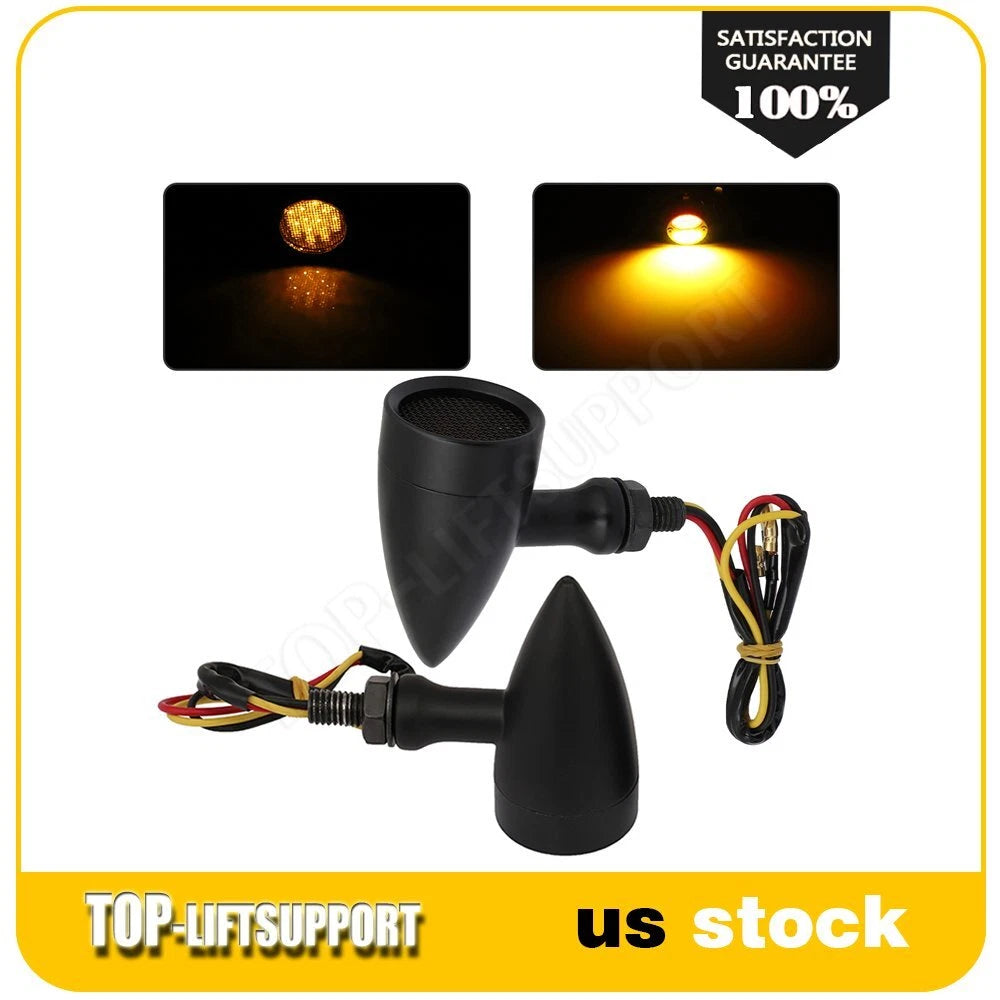 2X LED Brake Stop/Running Turn Signal Tail Light for Motorcycle