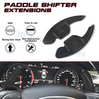 Carbon Fiber Black Paddle Shifter Extension for Audi A4-A7 (2017-2023)