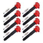 8pcs Ignition Coil + Spark Plugs for Porsche Cayenne Panamera 4.8L V8 (2003–2018) UF660