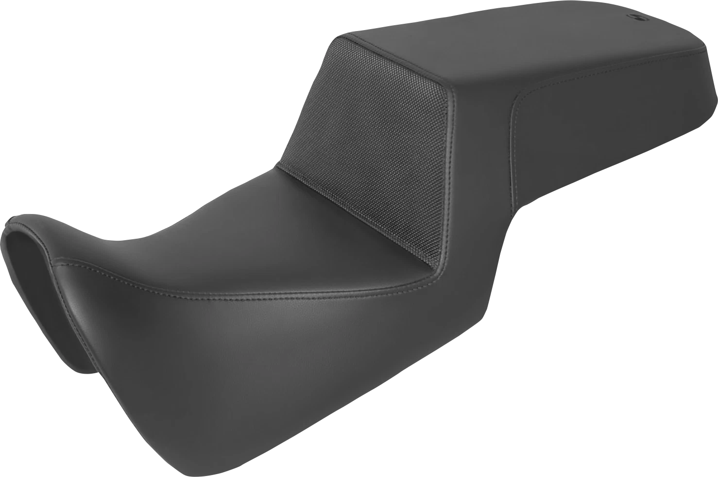 SADDLEMEN Step-Up Seat for Harley Davidson (2014–2023) 821-34-174 Gripper Black