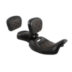 Driver/Passenger Seats Backrest Pad for Harley Street Glide (2009 - 2023)
