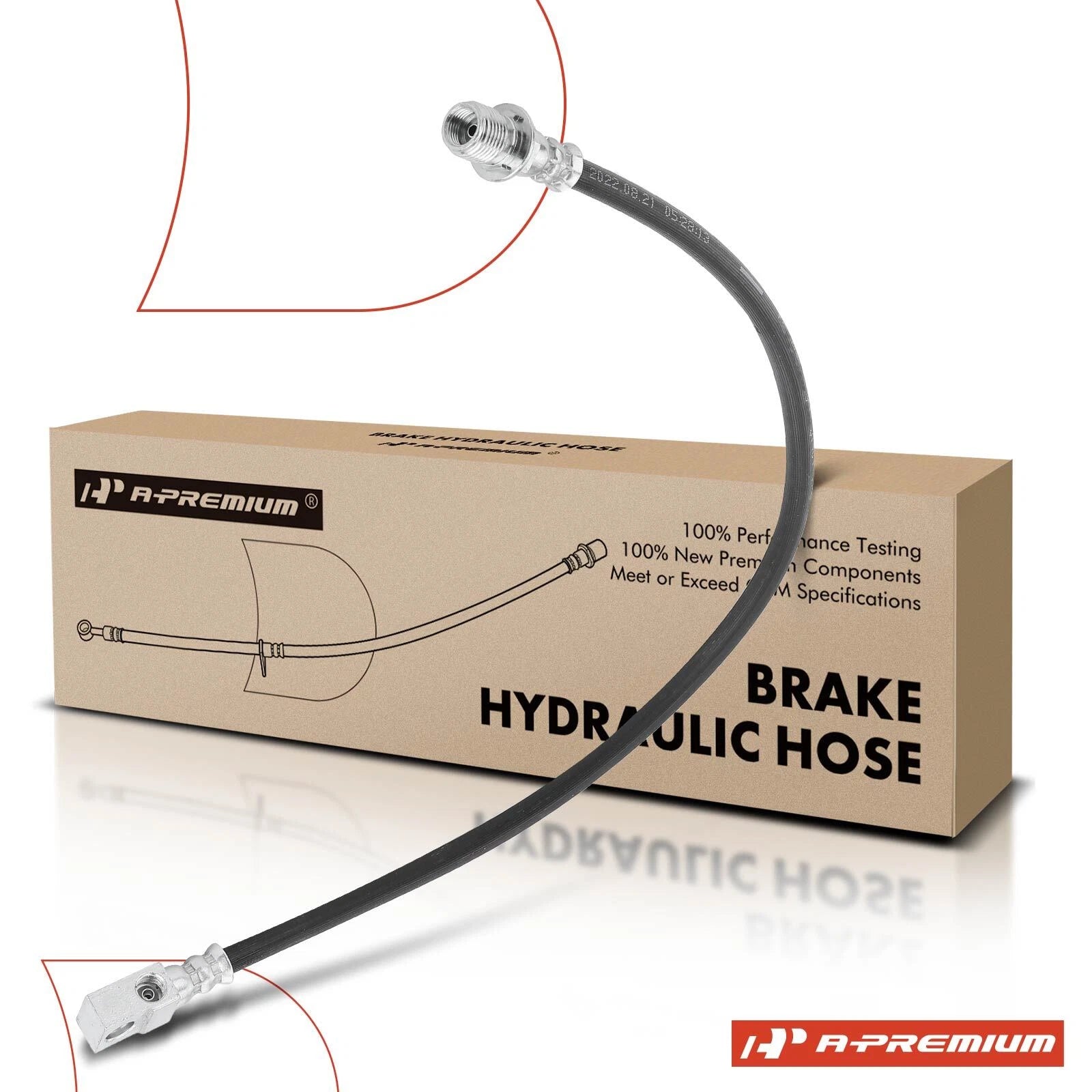 Rear Center Brake Hydraulic Hose for Chevy GMC C3500 K3500 (1990–2000)