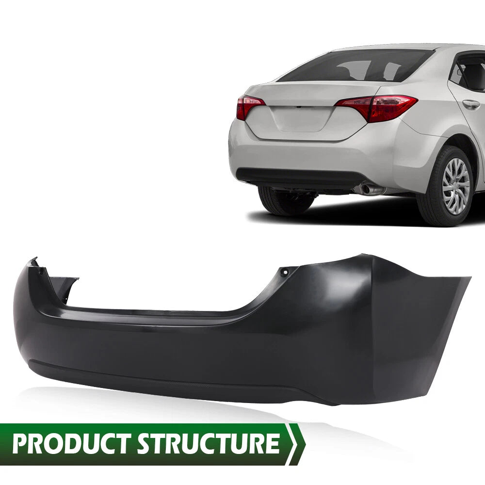 Rear Bumper Cover for Toyota Corolla Sedan (2014–2019)