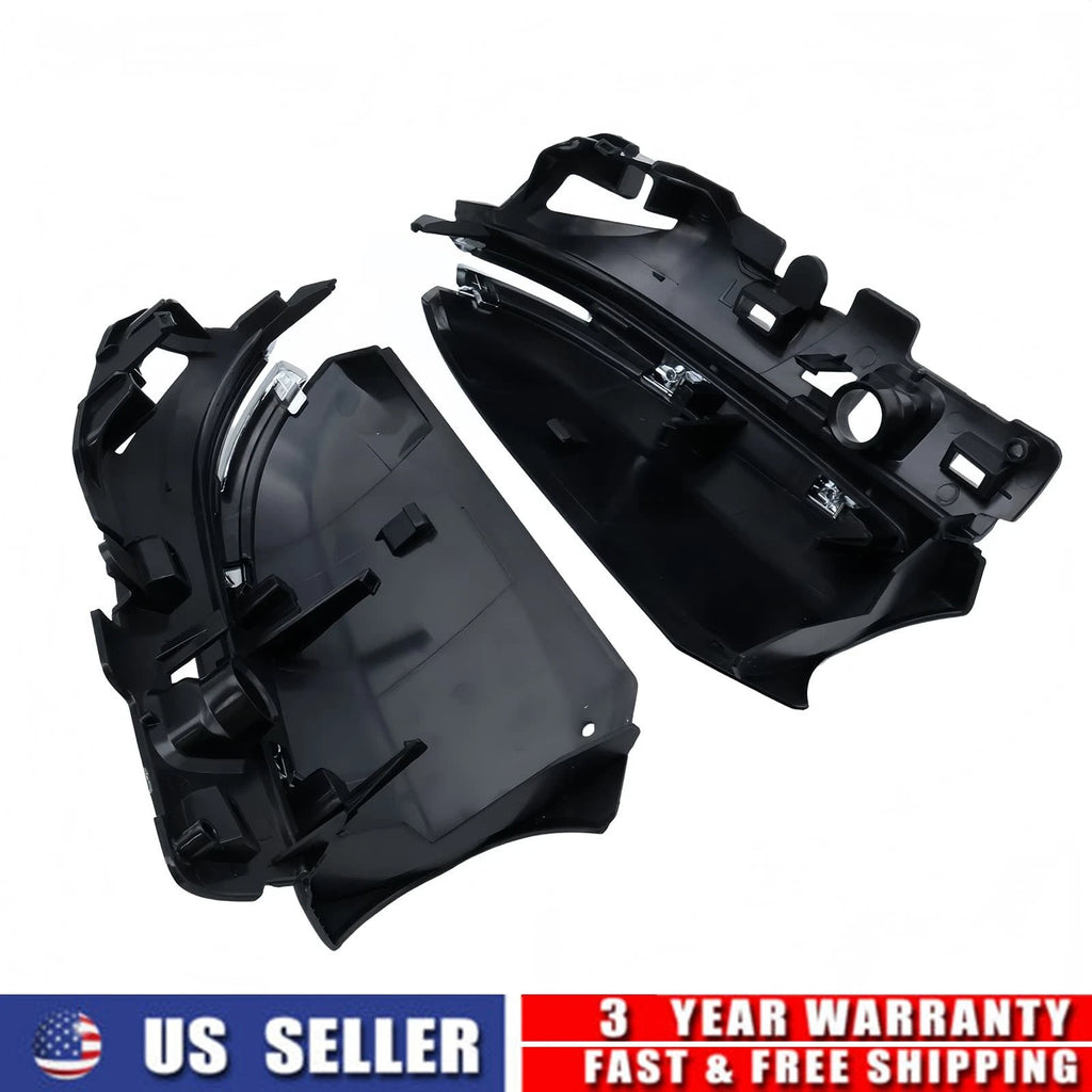 2X Side Mirror Lower Cap Trim Ring for Toyota Camry (2018–2024) w/ Signal Hole