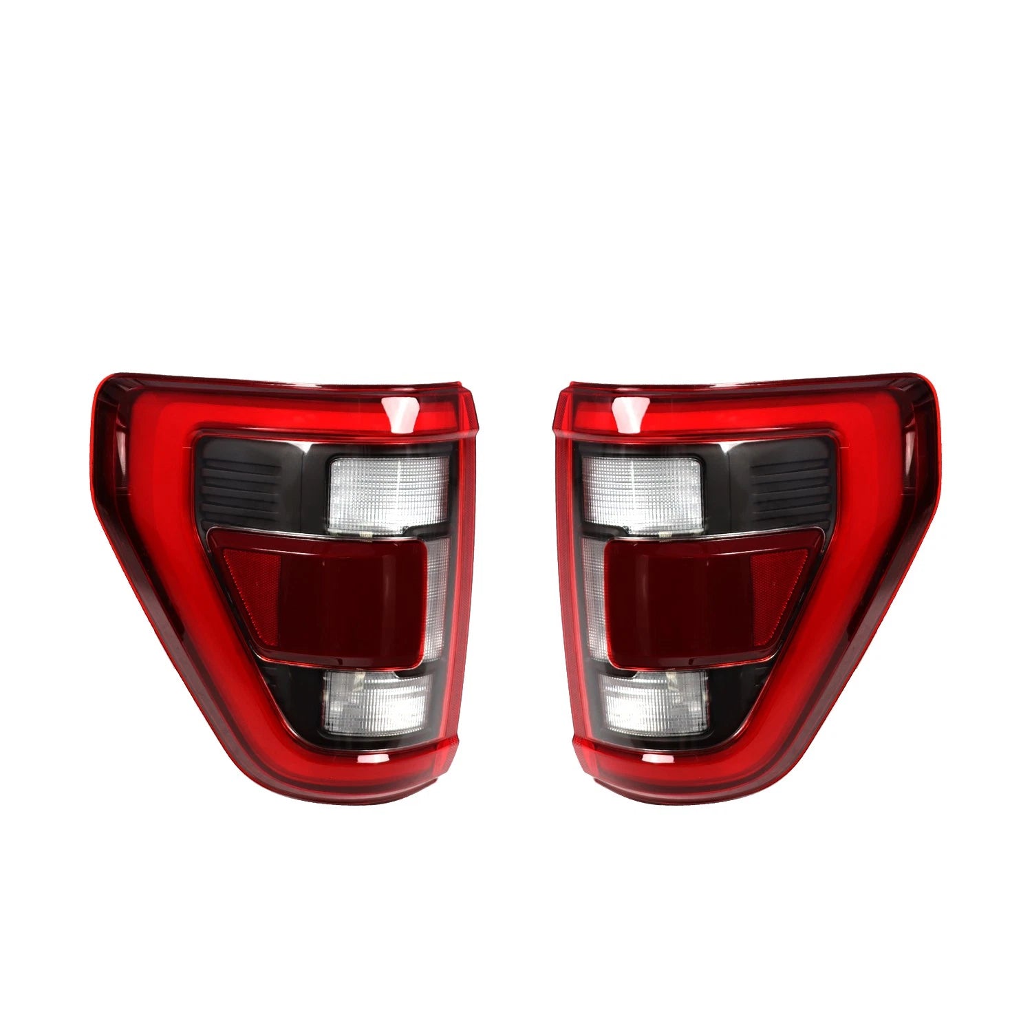 2X LED Rear Tail Light Brake with Blind Spot for Ford F150 (2021–2023)