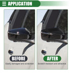 Pair Rearview Mirror Covers for Nissan Altima (2013–2018) Gloss Black