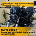 5-7" Motorcycle Front Flyscreen Windscreen for Various Models