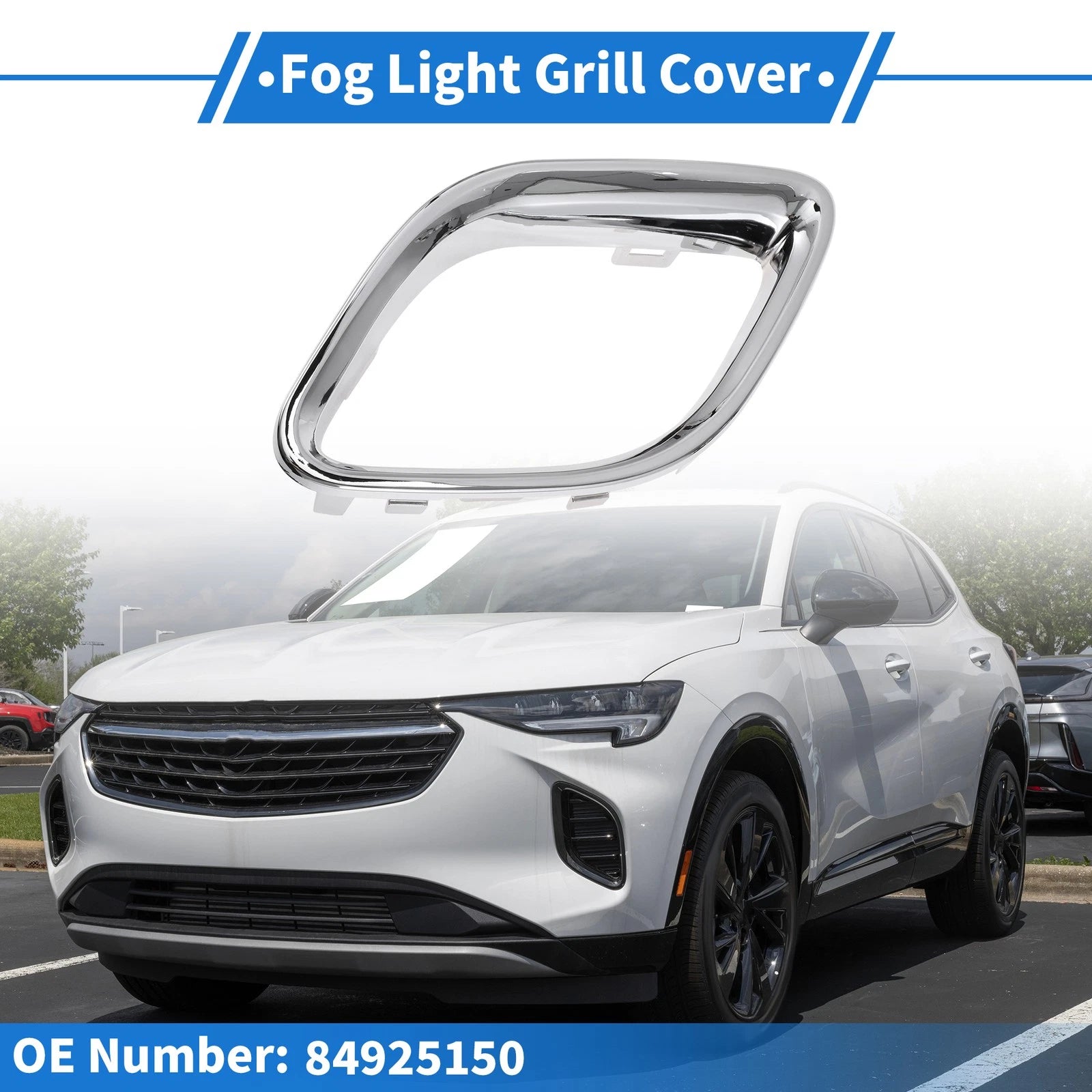 1 Pc Fog Light Grill for Buick Envision (2021–2023) No. 84925150