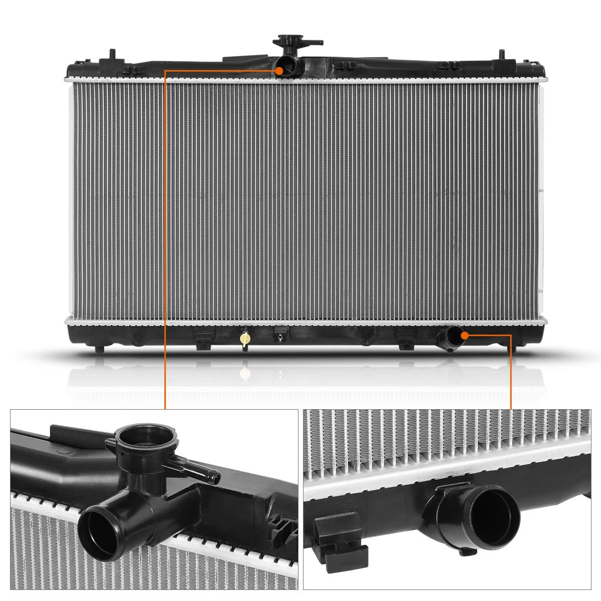 Aluminum Radiator for Chevy Optra/Suzuki Forenza (2004–2010)