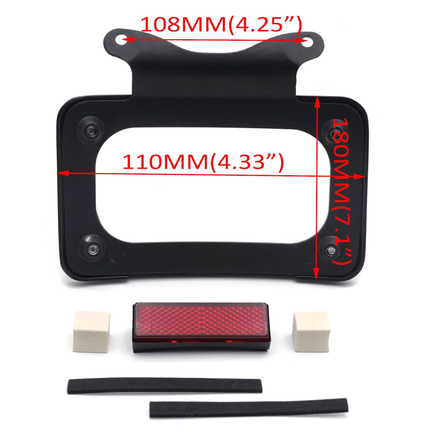 License Plate Frame for Harley FLHX FLHXS FLHXSE FLTRX FLTRXS (2006–2023)