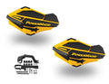 Powermadd Sentinel Handguards for Snowmobile (Stealth) - Yellow/Black