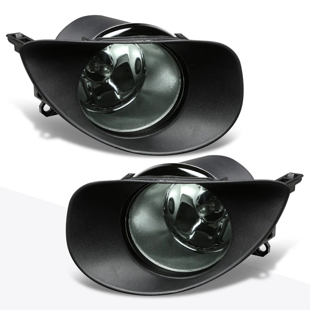 Set of 2 Smoked Lens Front Bumper Fog Lights + Switch for Yaris/Vitz (2007–2008)