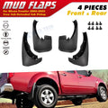 Front and Rear Splash Fender Mudguards for Nissan Frontier (2005–2022)
