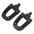 Matte Black Footpegs for Harley Road King, Street Glide (2009-2023)