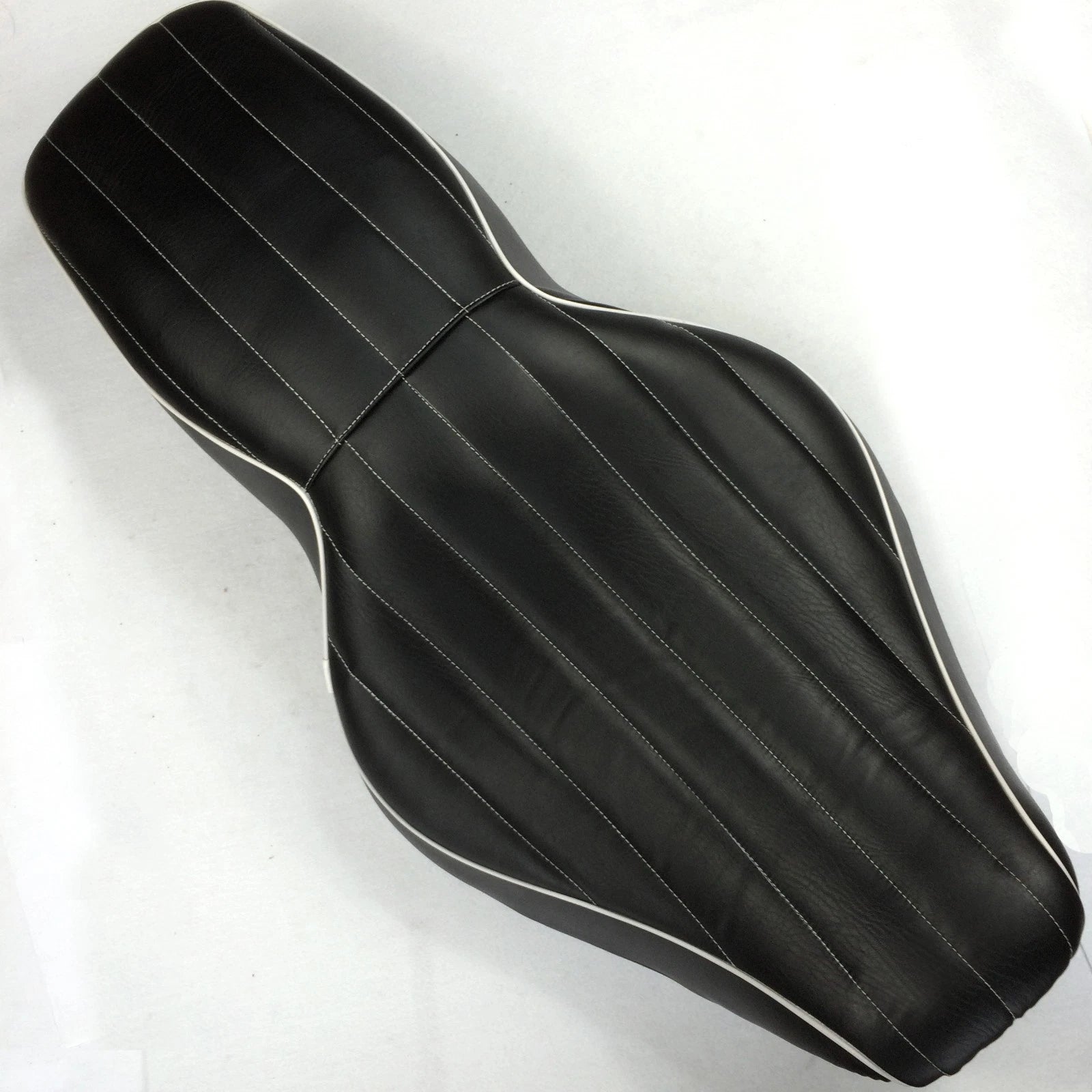 Custom Driver Passenger 2-Up Vertical Stripes Seat for Harley FLHR (1997–2006)