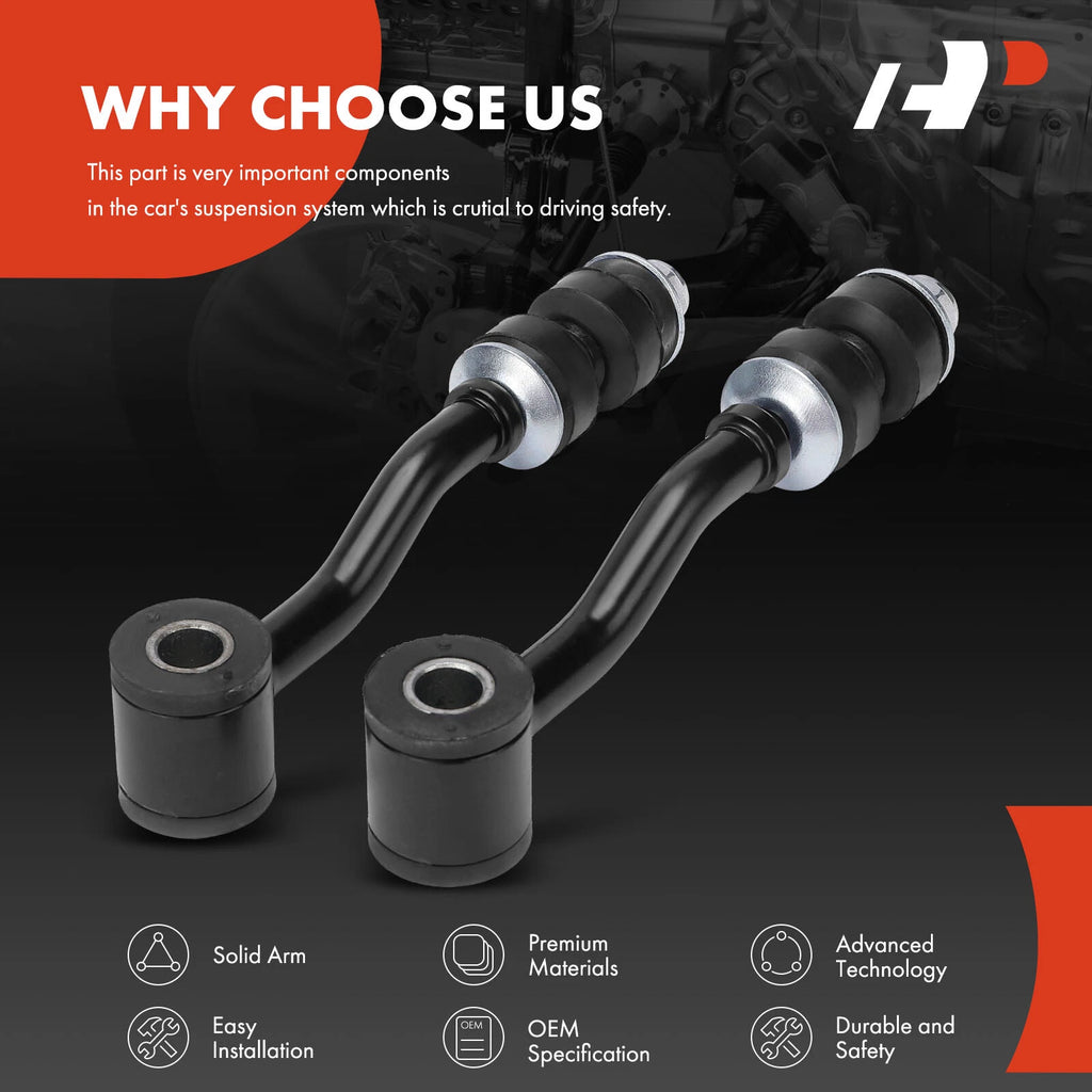 2X Front Side Sway Bar Link for Jeep XJ Cherokee (1984-1991) Comanche