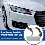 Bumper Headlight Washer Cover for Mercedes (Silver Tone)