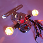 Skull Turn Signal Brake Tail Light for Harley Bobber Chopper
