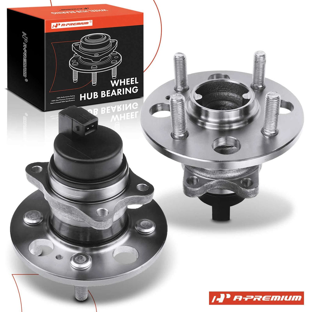 2X Rear Wheel Hub & Bearing Assembly w/ ABS for Hyundai Accent (2006–2011)