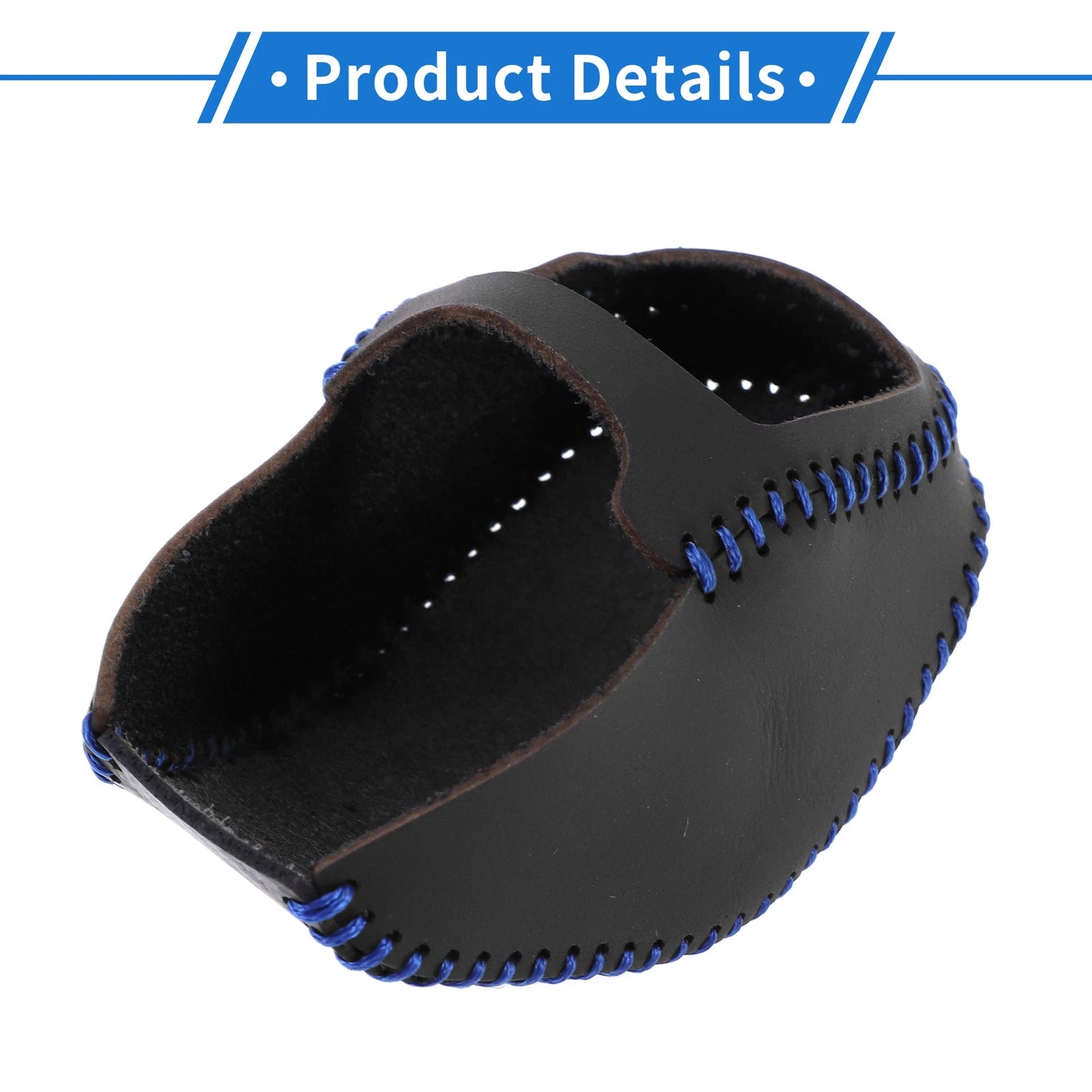 Gear Shift Knob Cover for Toyota RAV4 (2019–2024) Carbon Fiber Black Blue