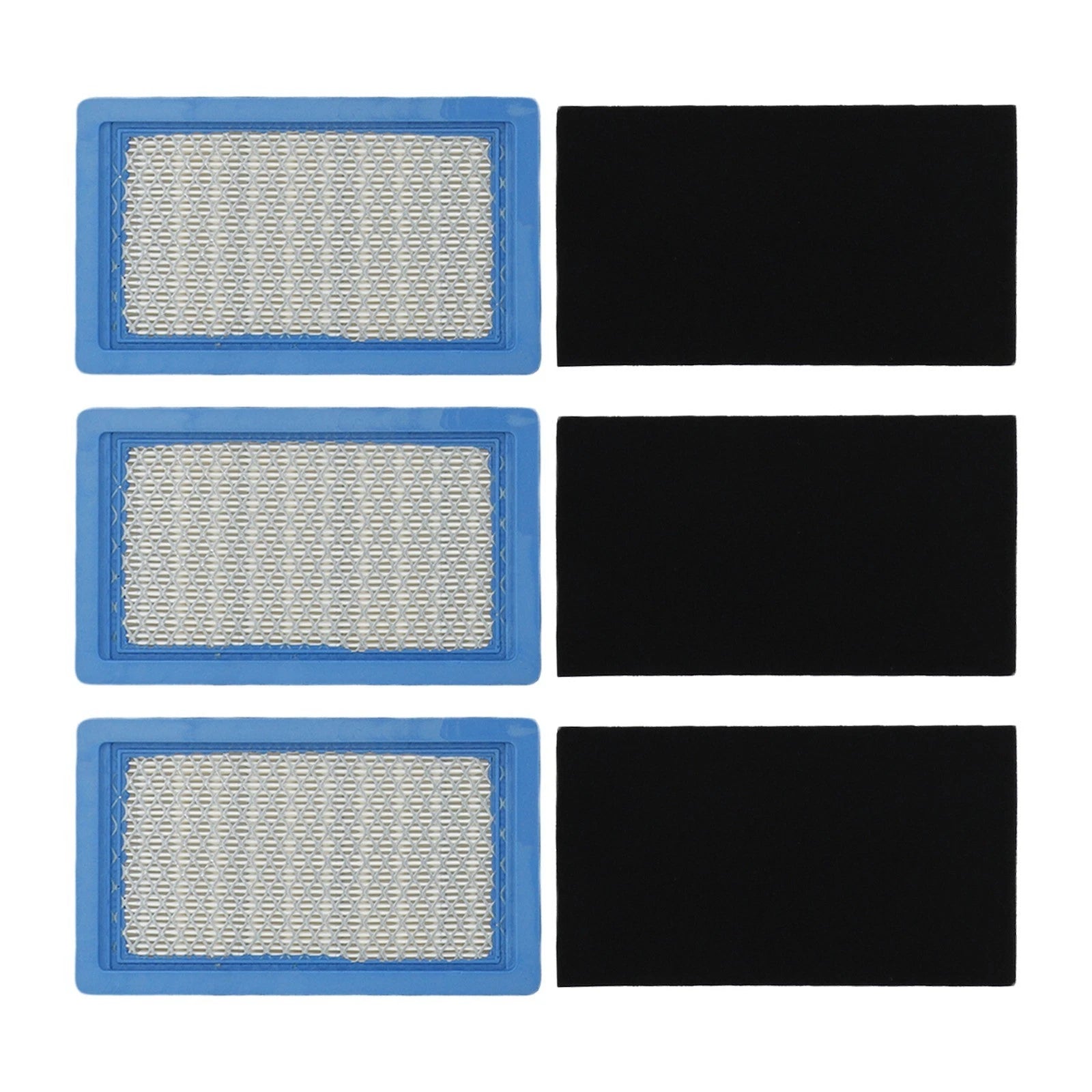 3X Air Filters with Prefilters for Kawasaki Series